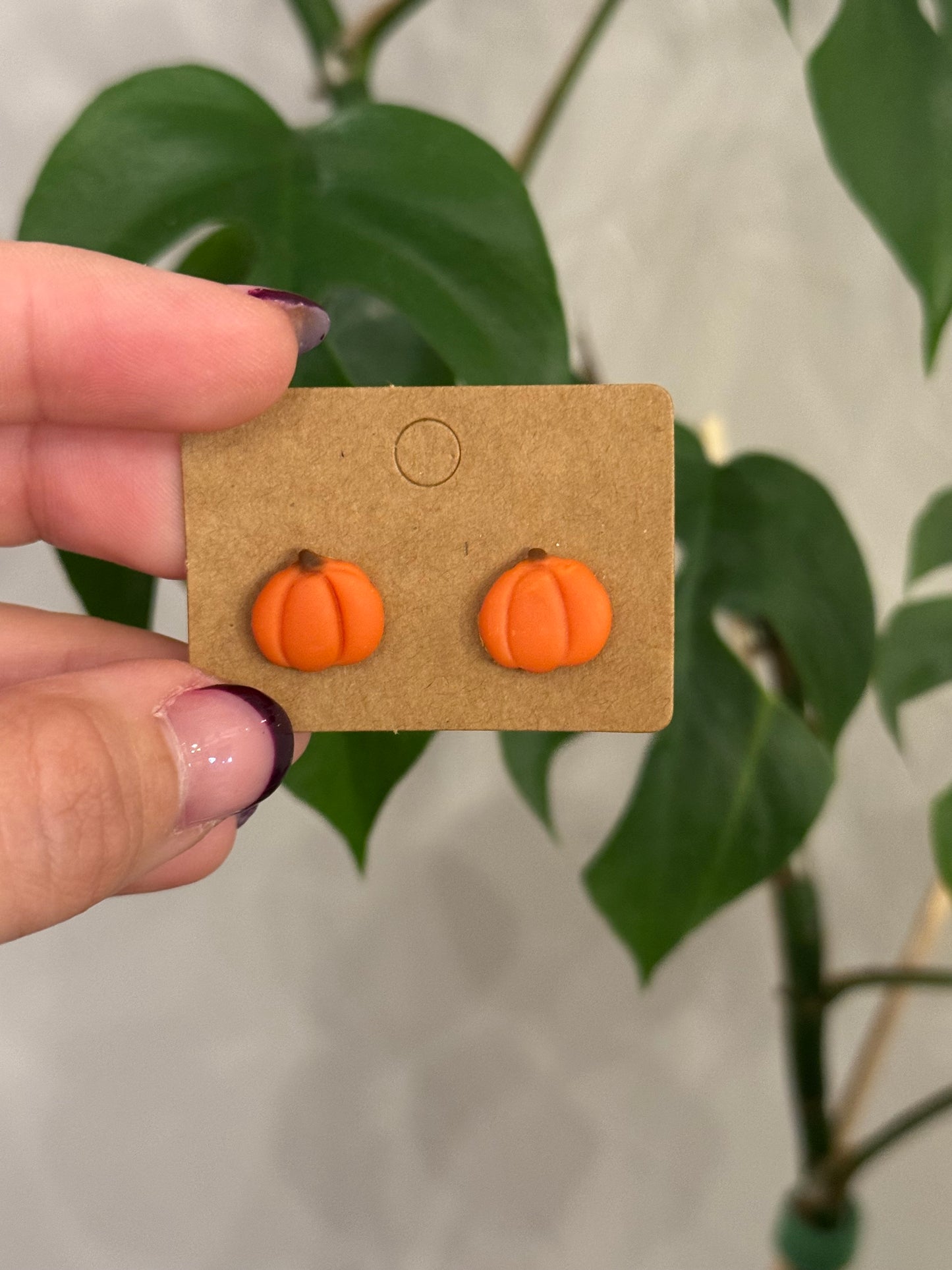 Tiny Pumpkin Studs