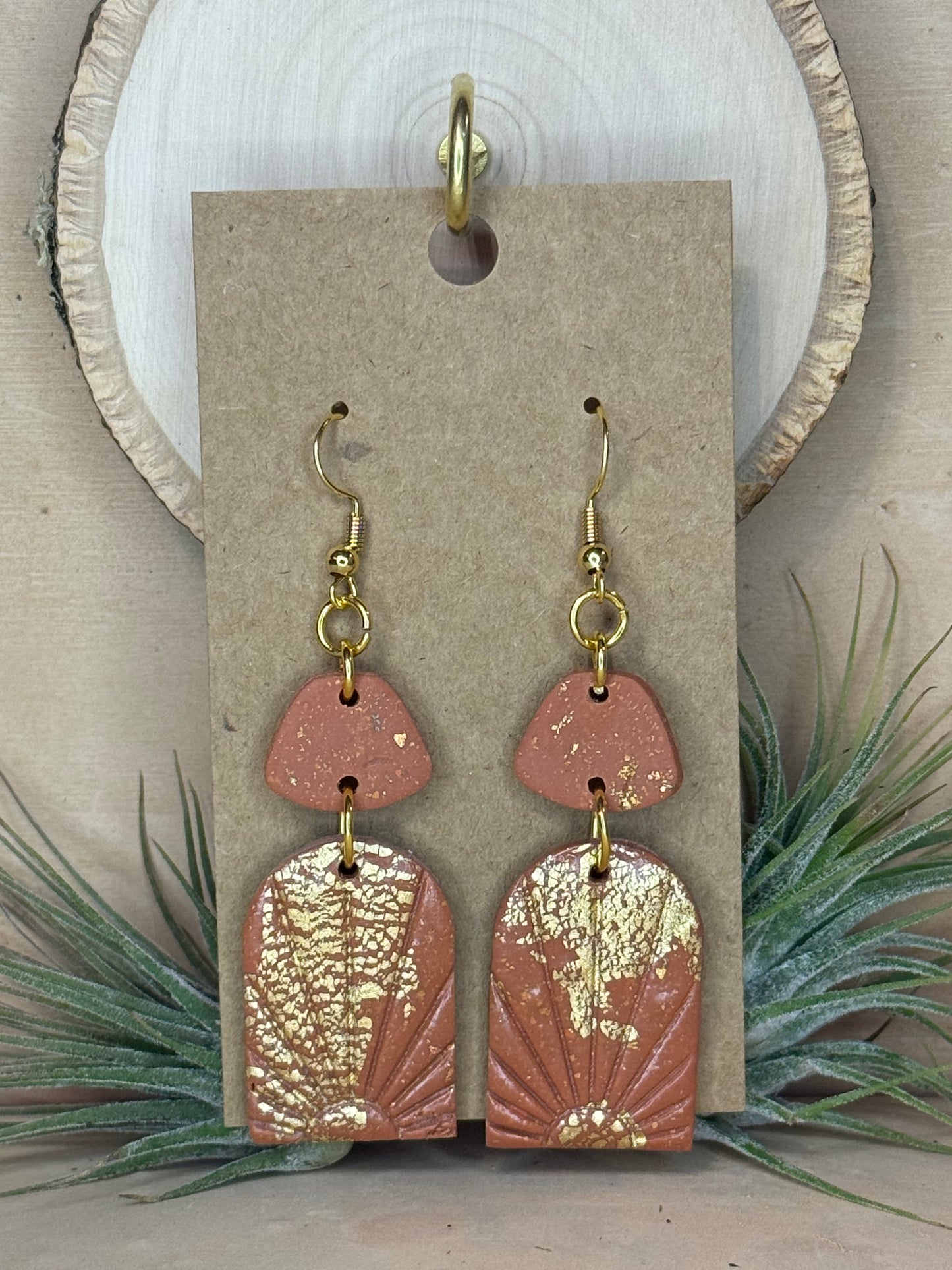 Golden Solrise Dangles