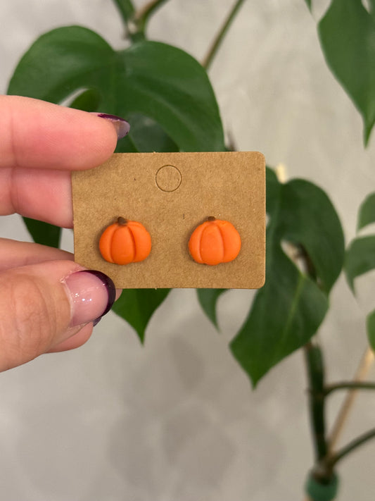 Tiny Pumpkin Studs