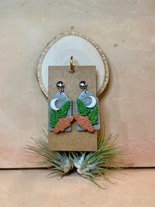 Lunar Moth Dangles